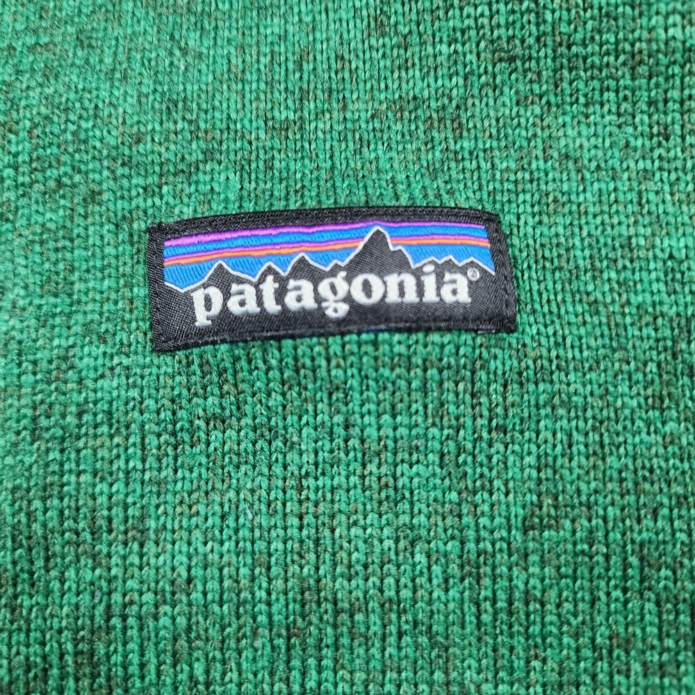 Patagonia Vest Mens Large Green Better Sweater Fleece Full Zip Hiking Outdoor - Picture 7 of 12